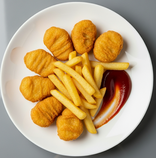 Chicken Nuggets & Chips 