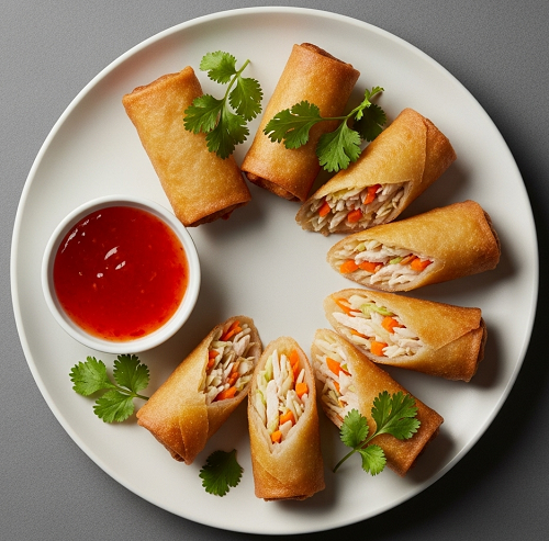 Chicken Spring Rolls 