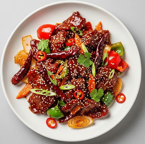 Mongolian Chilli Lamb 